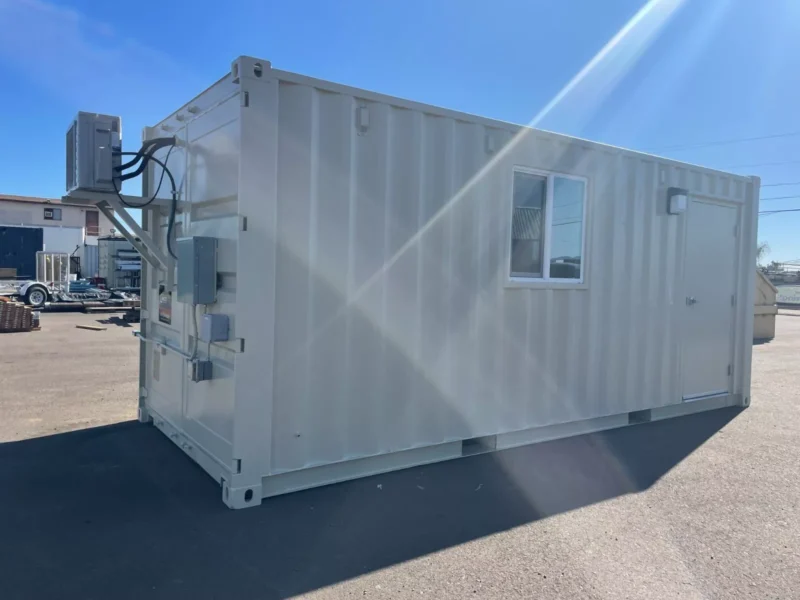 20 foot office in refurbished shipping container
