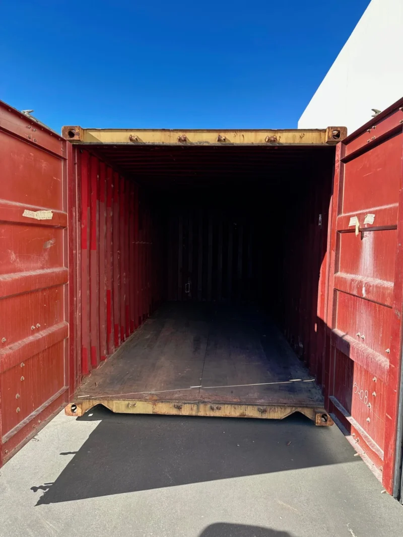 Used 20ft Conex Shipping / Storage Container – Yellow/Gold – Priced to Sell! - Image 7
