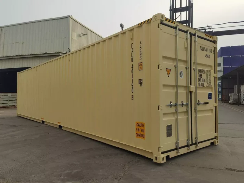 New 40ft HC Open Side Container with 4 Doors –One Trip - For Sale - Image 2