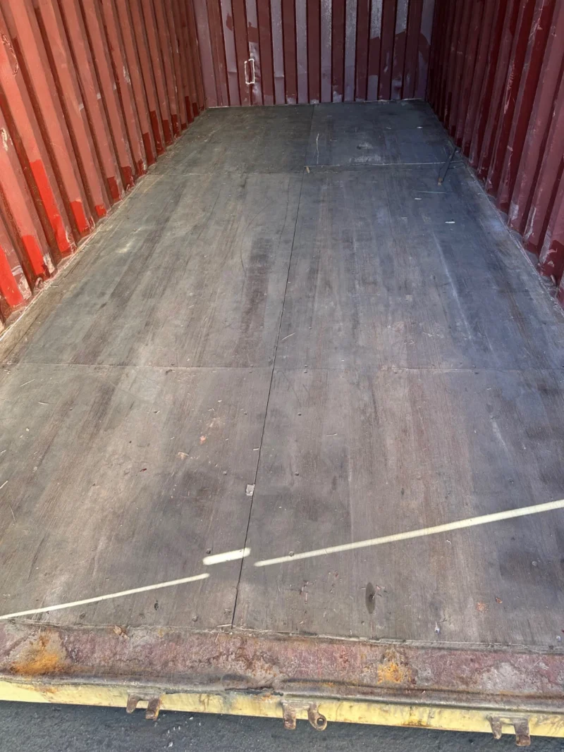 Used 20ft Conex Shipping / Storage Container – Yellow/Gold – Priced to Sell! - Image 9