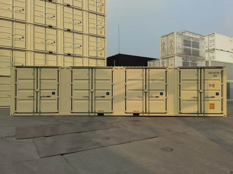New 40ft HC Open Side Container with 4 Doors –One Trip - For Sale - Image 3
