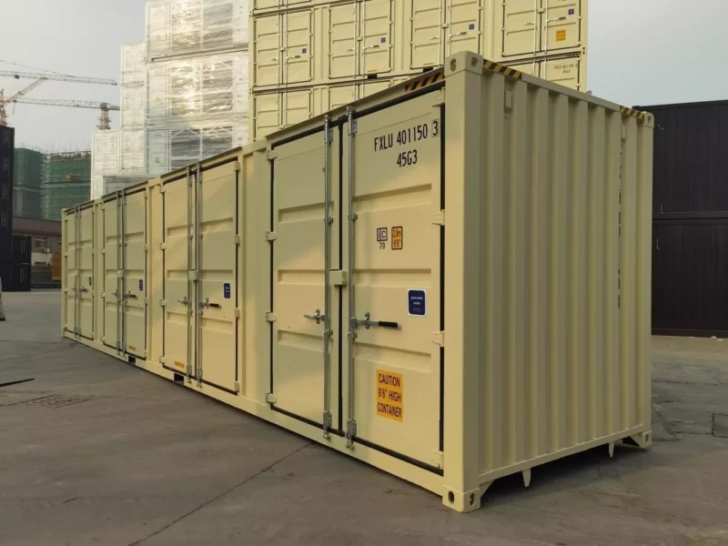 New 40ft HC Open Side Container with 4 Doors –One Trip - For Sale - Image 4