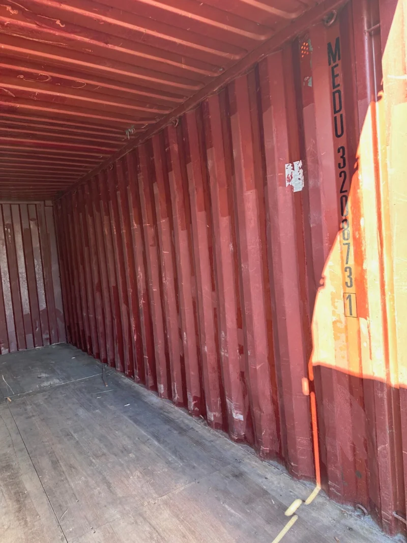 Used 20ft Conex Shipping / Storage Container – Yellow/Gold – Priced to Sell! - Image 11