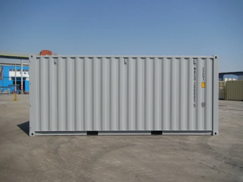 Grey New build 20ft Shipping Container - Image 8