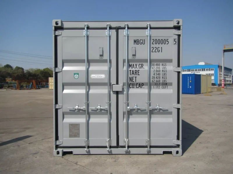 Grey New build 20ft Shipping Container - Image 7