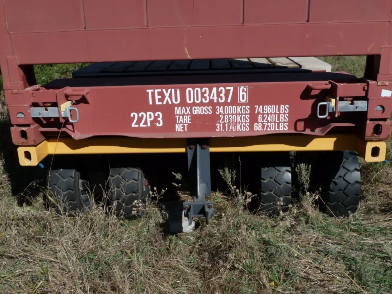 20' Flat Rack Shipping Container - One Trip, For Equipment, Oversize Items - Image 11