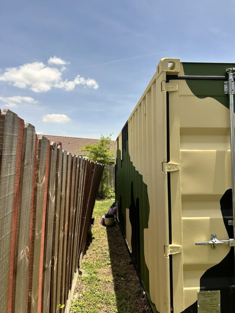 20ft Camouflage Storage Container – Wind & Water Tight – Brand New - Image 4