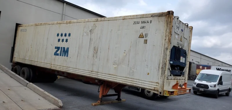 40ft HC Reefer Container–Wind & Water Tight, Non-Working For Sale - Image 4