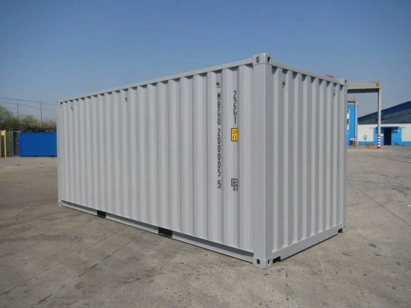 Grey New build 20ft Shipping Container - Image 2