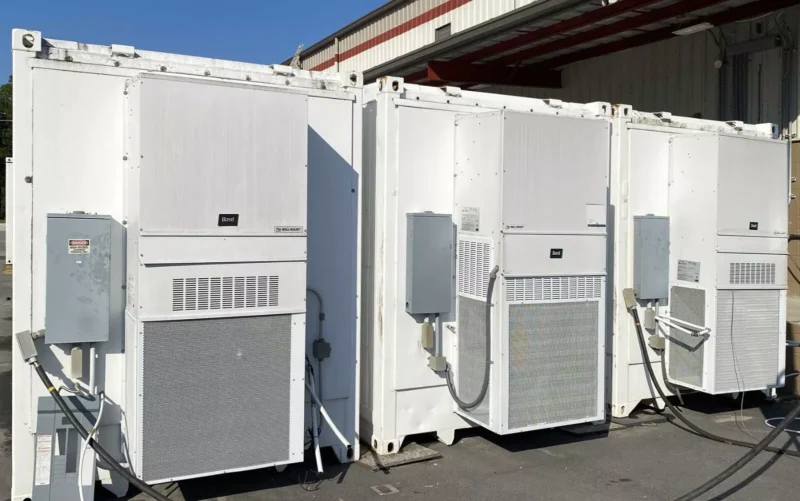 40 Foot High-Cube Insulated Shipping Container with 5 Ton Bard HVAC - Image 2
