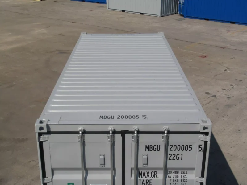Grey New build 20ft Shipping Container - Image 3